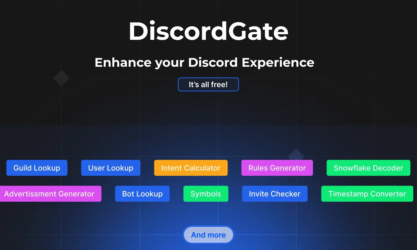 Discover thousands of active Discord servers across gaming, tech, art, and community niches. Access powerful AI-powered tools for Discord content creation, server management, and user engagement. Your ultimate Discord hub for servers and tools.